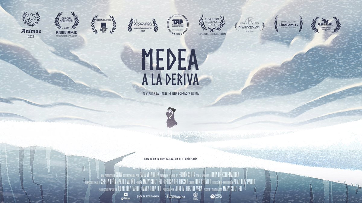 Glow (@glowanimation) on Twitter photo Nuestro corto 'Medea a la Deriva' se va a la Sección Oficial del prestigioso <a href="/Animac_Lleida/">Animac</a>
Sigue recorriendo el mundo este corto dirigido por Mary Cruz Leo basado en el libro de <a href="/ferminsolis2/">Fermín Solís</a> e interpretado por Paca Velardiez
<a href="/cultura_EXT/">Cultura, Turismo, Jóvenes y Deportes</a> <a href="/ExtremaduraAV/">Extremadura Audiovisual</a> <a href="/AlcaldiaAlm/">Ayuntamiento Almendralejo</a> Nuestro corto 'Medea a la Deriva' se va a la Sección Oficial del prestigioso <a href="/Animac_Lleida/">Animac</a>
Sigue recorriendo el mundo este corto dirigido por Mary Cruz Leo basado en el libro de <a href="/ferminsolis2/">Fermín Solís</a> e interpretado por Paca Velardiez
<a href="/cultura_EXT/">Cultura, Turismo, Jóvenes y Deportes</a> <a href="/ExtremaduraAV/">Extremadura Audiovisual</a> <a href="/AlcaldiaAlm/">Ayuntamiento Almendralejo</a>