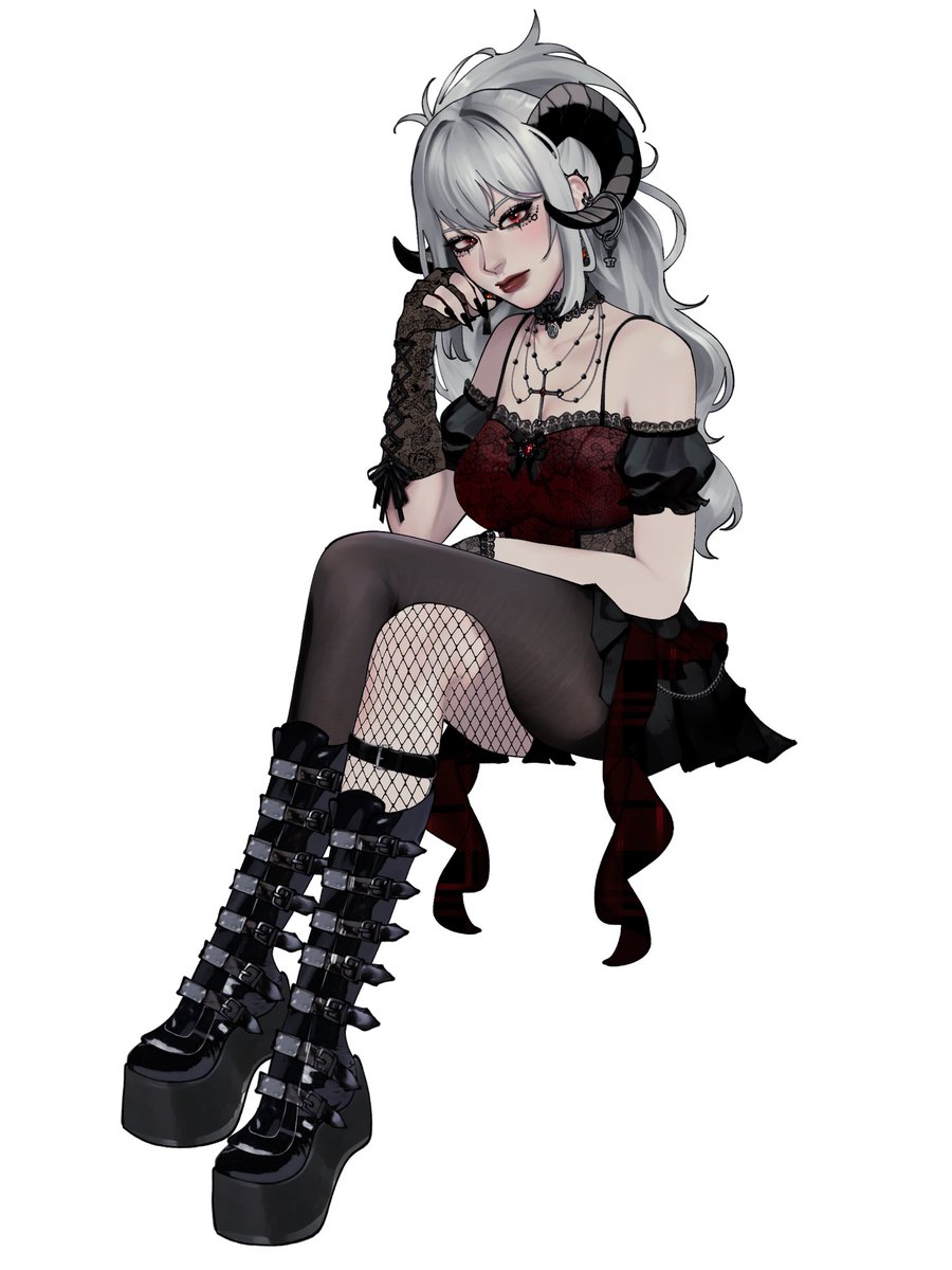 tava vendo minha galeria e acabei achando a primeira arte da minha oc, e é maluco comparar ela com a última, as duas artes feitas pela <a href="/aicitelyart/">ʟᴇᴛɪ</a> 

janeiro de 2021 / novembro de 2024
