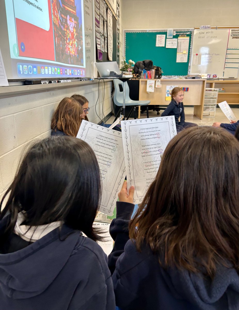 MissProminska's tweet photo. Today we celebrate #LunarNewYear by reading non-fiction texts, poems &amp; more! 🐉🎇🧧 In Gr 3, we compared and appreciate all the wonderful traditions that many families celebrate @saopmilton1 #HCDSBbelonging https://t.co/YPlVdCDZ6I