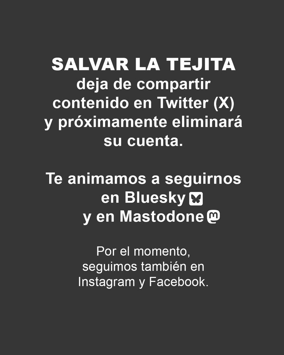 Salvar La Tejita tweet media