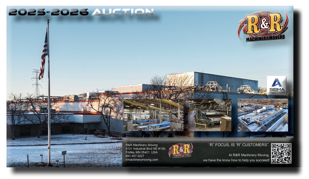 RRMACHINERY_'s tweet photo. Significant developments. Greater opportunities. R&amp;R Machinery Movers and our auction partner Sigma Auction are together making it happen🔥

#MachineryMovers #AuctionReady #MachineryExperts #rrmachinerymoving #minnesota https://t.co/ossbcvDO3a