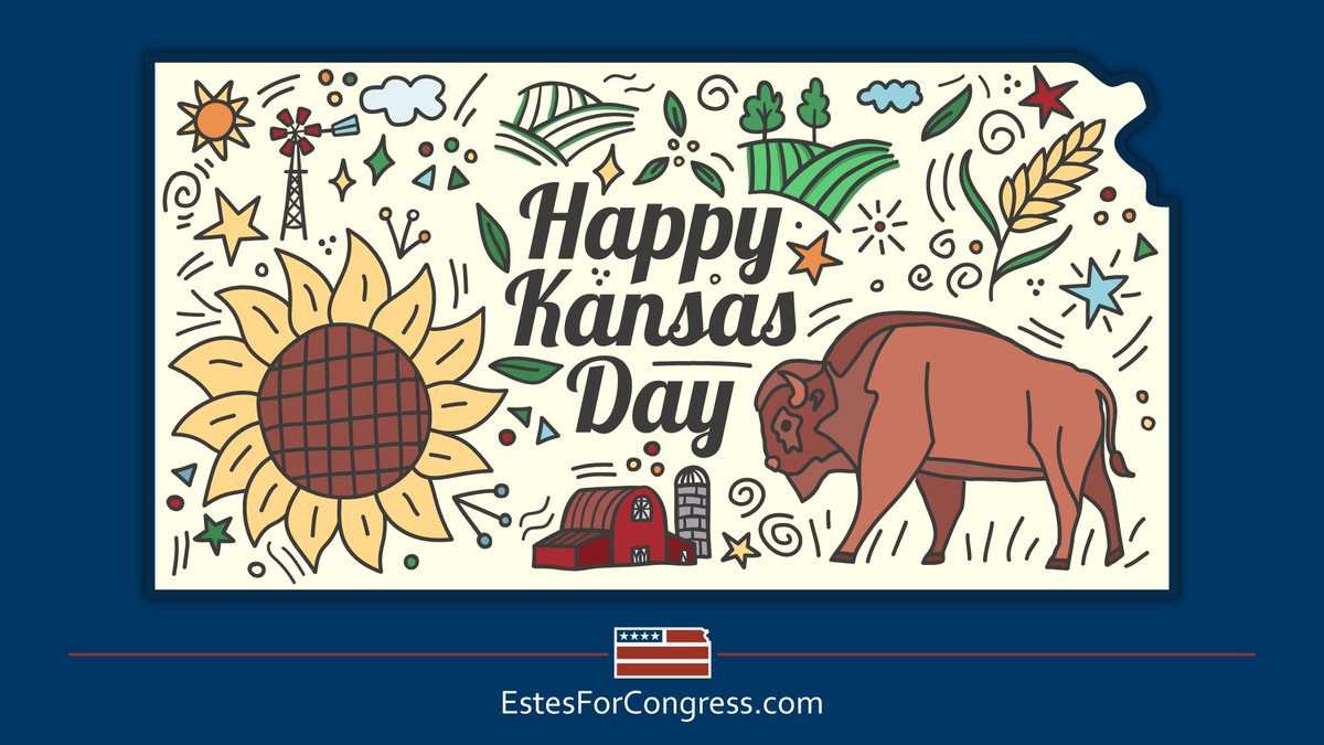 Happy Kansas Day! Today our state celebrates 164 years since our founding in 1861. I hope you’ll join me in celebrating our great state.