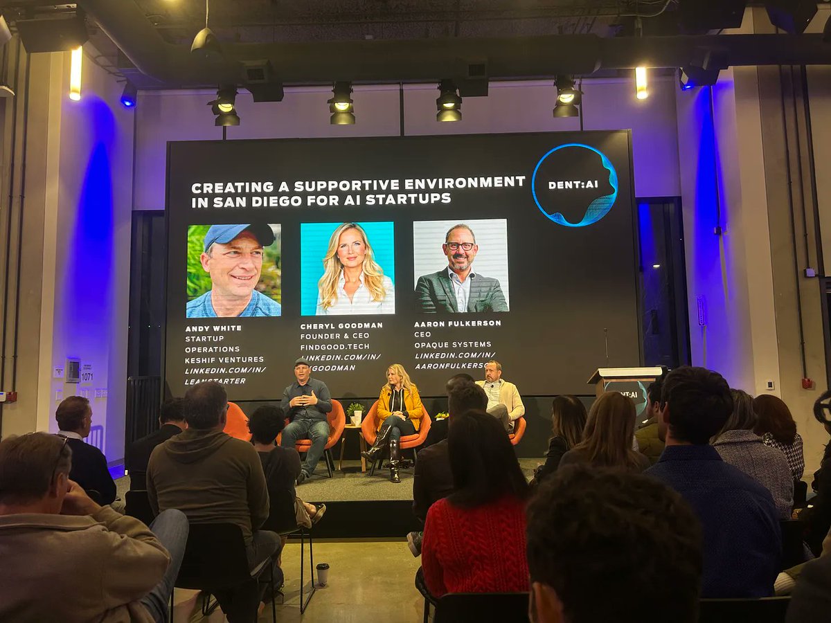 Strong turnout on Monday in Downtown SD

Seattle-based <a href="/Dent/">Dent</a> brought together 100+ founders, investors &amp; community to discuss

- DeepSeek release
- Recent investments in AI
- SD's startup ecosystem progress

Full panel recap, now live in newsletter

Enjoy!