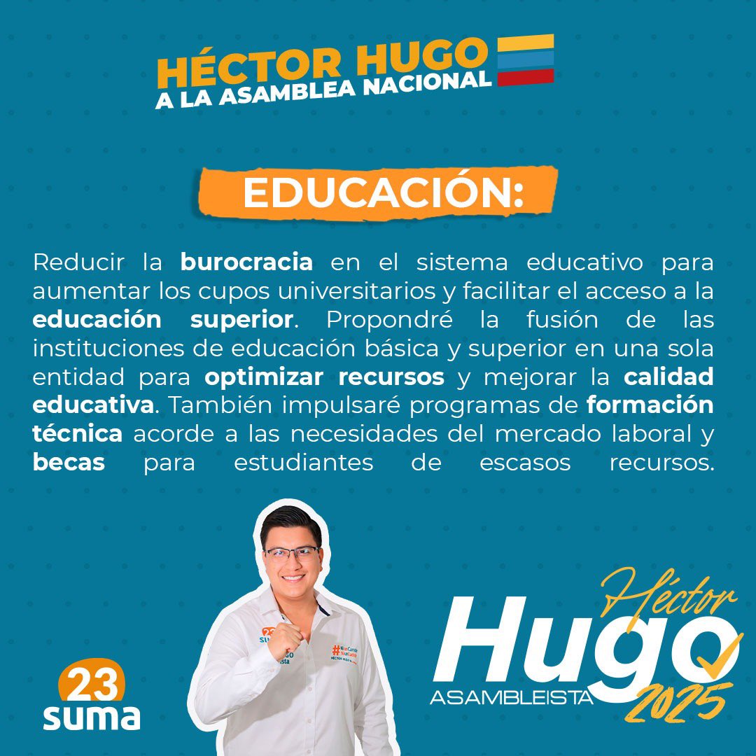hdhugou's tweet photo. Estas son las propuestas que llevaremos a la Asamblea Nacional✍🏼🇪🇨

#NoTeEquivoquesOtraVez #VotaTodoSuma23 #HectorHugoAsambleista #Distrito3 https://t.co/K0zuYa6F6w