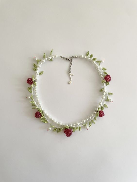 Strawberry necklace 🍓