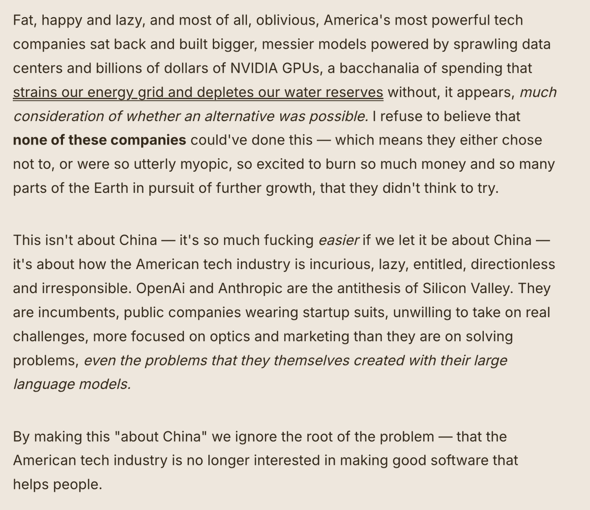 zoeSaintBernard's tweet image. everyone should be reading @edzitron today