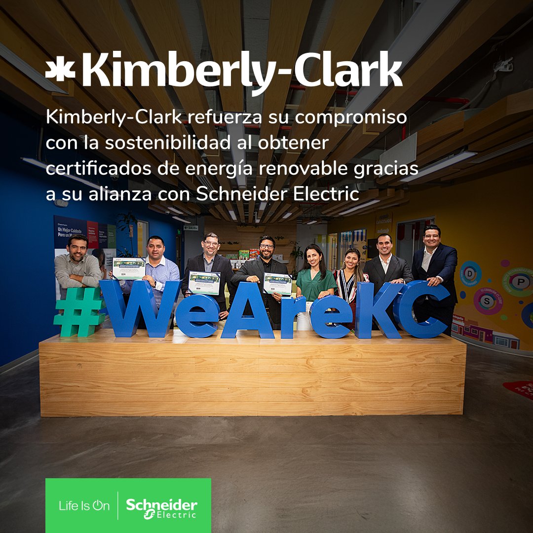 Nos llena de orgullo compartir un logro clave junto a uno de nuestros grandes aliados.

¡Kimberly-Clark ha dado un paso decisivo hacia un futuro más sostenible al recibir los certificados de energía renovable de su proveedor, CVCEnergía!