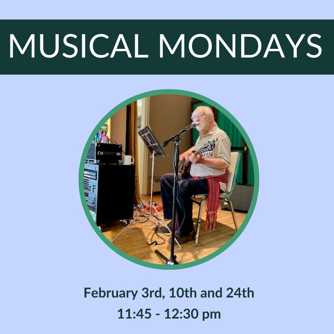 🎶 Musical Mondays at Silver Harbour 🎶

Enjoy your lunch with a side of live music! 🎸🎹 Join us on February 3rd, 10th, and 24th for performances by talented musicians during lunch service.