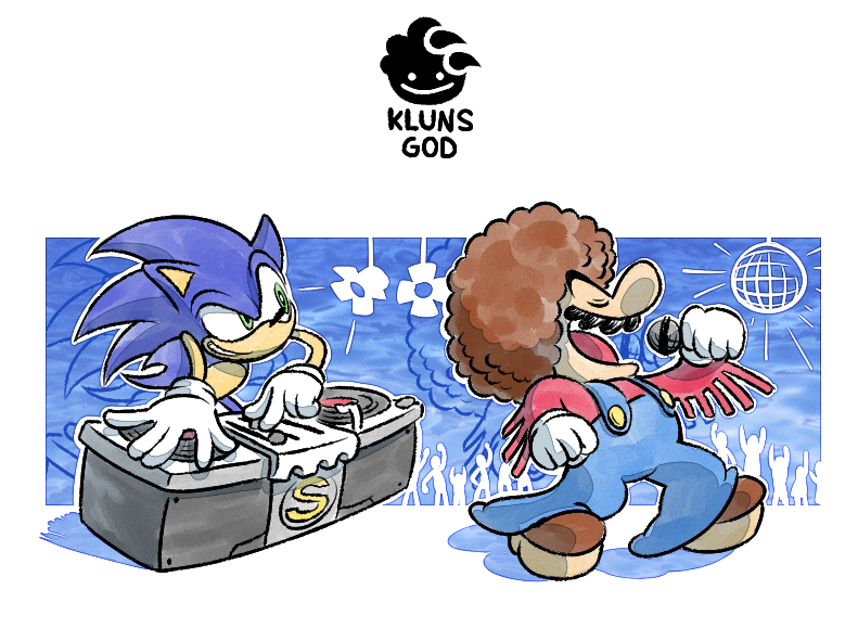 klunsgod's tweet photo. sorry, it's time for me to stop locking in now. have a mario and sonic https://t.co/V2lKdvNErs