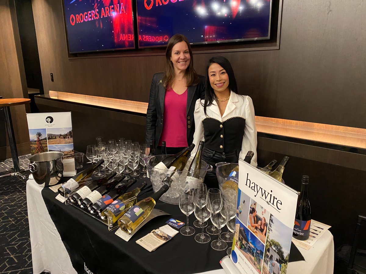 WineGrowersBC's tweet photo. Of course, #BCWine was a big part of the celebration with @MaverickWinery, @Haywirewine, Vasanti Estate Winery, and @tantaluswine in the house. https://t.co/PeVcdH9qlw