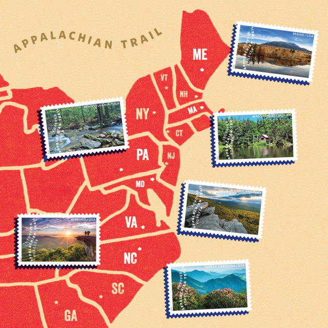 lpamanian's tweet photo. #AppalachianTrailStamps to bring a bit of nature to your envelopes ✉️ https://t.co/1YndYEXmhG #NewStamps #Hikers #Writers #AppalachianTrailStamps #foreverstamp #postage #service #USPS #StampCollection #Stamps #USPSEmployee #USPSEmployee https://t.co/AJsBFstk2E