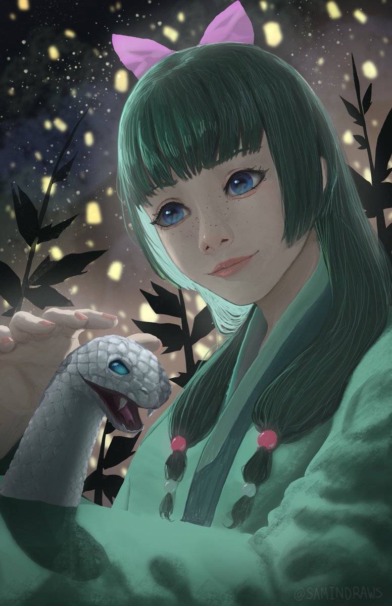 Happy Lunar New Year from Maomao !🐍
#薬屋のひとりごと