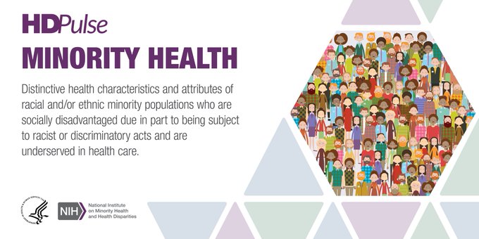 ResearchMatch's tweet image. .@NIMHD News: Are you in search of how different social factors influence the health of minority racial and/or ethnic populations? Search no further! #HDPulse has all you need in terms of data and evidence-based interventions for your program needs. bit.ly/4cIuuPA