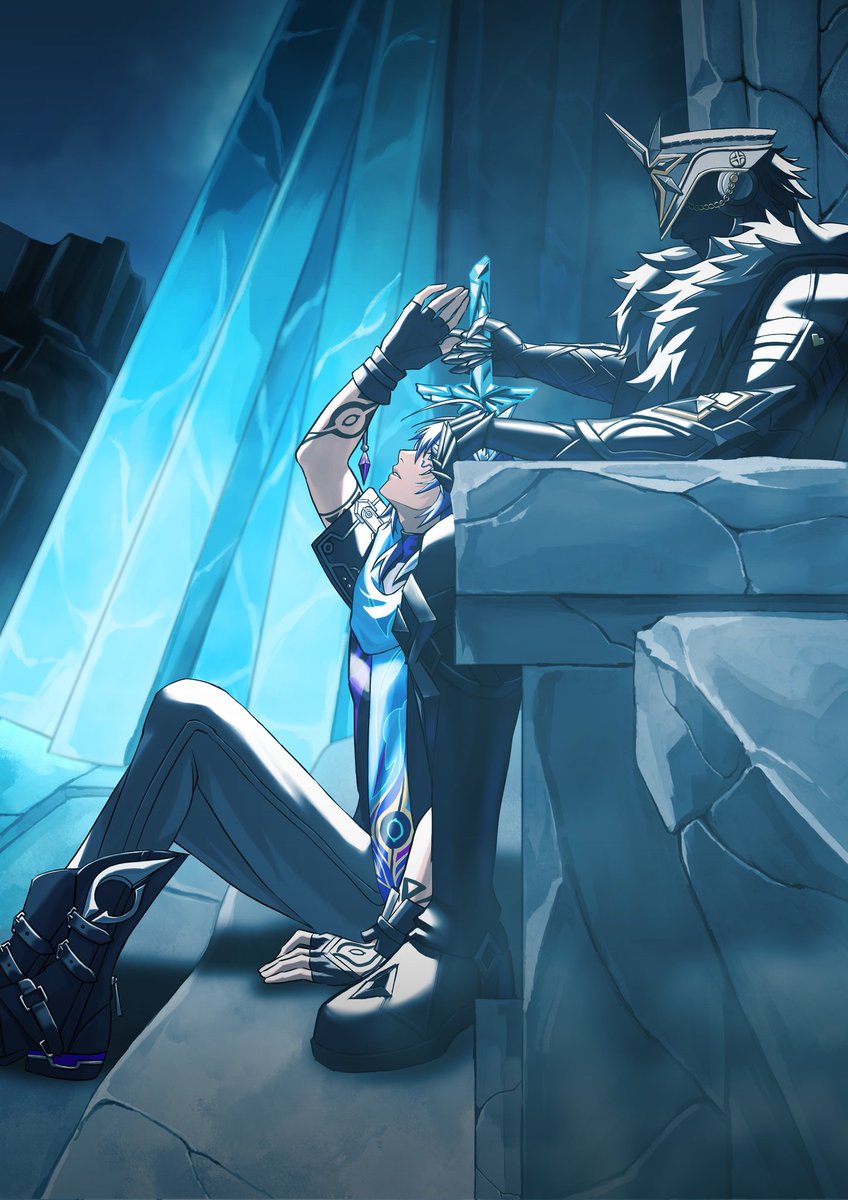 カ*中様 ˚✧₊【ラスト】　イラストオーダー⁎⁺˳✧༚ 創作男子もがんばっております ご依頼、ありがとうございました