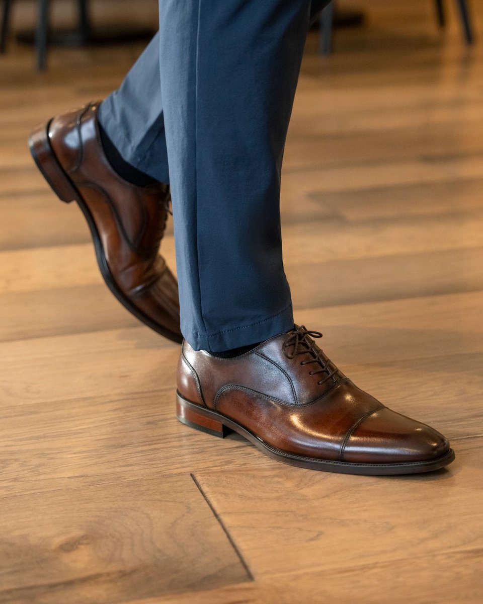 Our Sorrento Lux, the classic cap toe look updated for the modern man. 

#florsheim #captoeoxford #classystyle