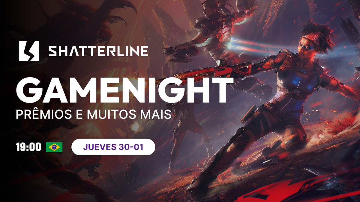 OLAGuildGamesBR's tweet photo. Teremos uma Gamenight apoiada pela @farawaygg e o @ShatterlineFPS RECHEADA DE PREMIAÇÕES!! 💰🇧🇷

Ela acontecerá as 19Hrs BRT do dia 30/01! ⏰ 

O streamer @nan_meira estará cobrindo toda a gamenight em live! 😍

Esperamos você: 👇
https://t.co/X4QxGVRLiX

#SomosOLA 🌊 https://t.co/4rzEedaC4Z