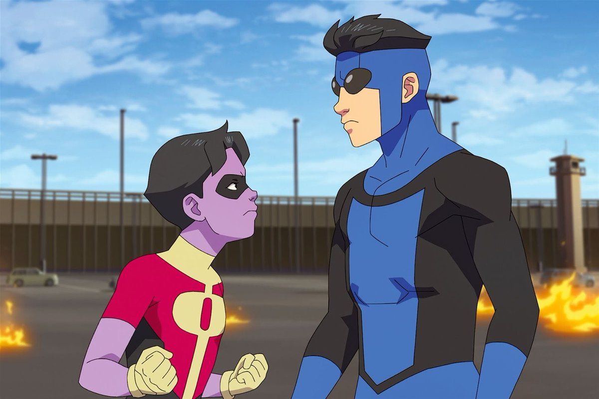 DiscussingFilm's tweet photo. New look at Oliver and Mark in ‘INVINCIBLE’ Season 3.

(Source: @SFXmagazine) https://t.co/PDoRxexMEr