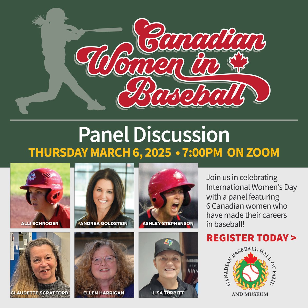 CDNBaseballHOF's tweet image. Join us on March 6 for the Canadian Women in Baseball Panel! One of our featured guests will be Lisa Turbitt, one of the most decorated Canadian umpires working in the game today! To learn more about Lisa and the rest of our phenomenal panel of experts, visit our website at…