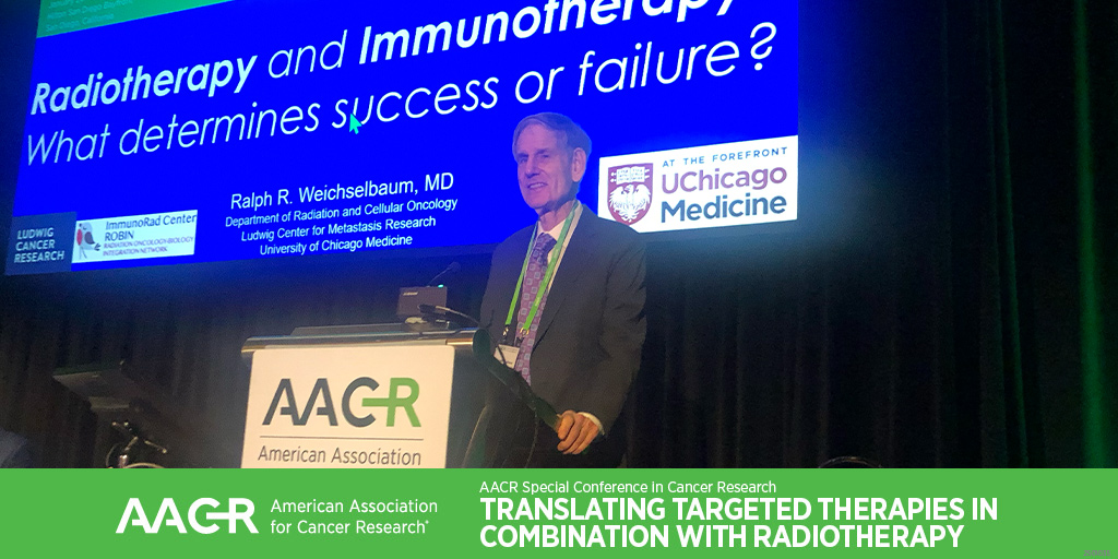 AACR (@aacr) on Twitter photo Radiotherapy Immunotherapy Interactions: Determinants of Success and Failure—Ralph R. Weichselbaum addressed this topic in a keynote address at the AACR Conference on Translating Targeted Therapies in Combination with Radiotherapy.
#AACRradiation25 <a href="/rweichselbaum/">Ralph Weichselbaum</a> Radiotherapy Immunotherapy Interactions: Determinants of Success and Failure—Ralph R. Weichselbaum addressed this topic in a keynote address at the AACR Conference on Translating Targeted Therapies in Combination with Radiotherapy.
#AACRradiation25 <a href="/rweichselbaum/">Ralph Weichselbaum</a>