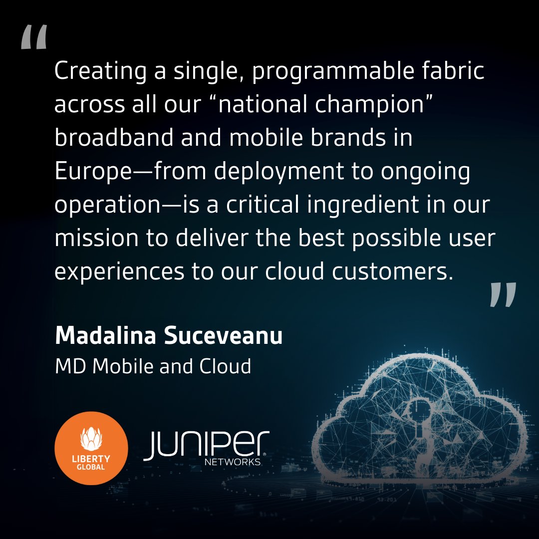 We’re excited to have completed a Joint Proof-of-Concept in the UK with Juniper Networks 🌐 demonstrating how businesses can connect applications and services across multiple #cloud environments in a faster way. 

👉 Learn more here: liberty.gl/4jyyvdX