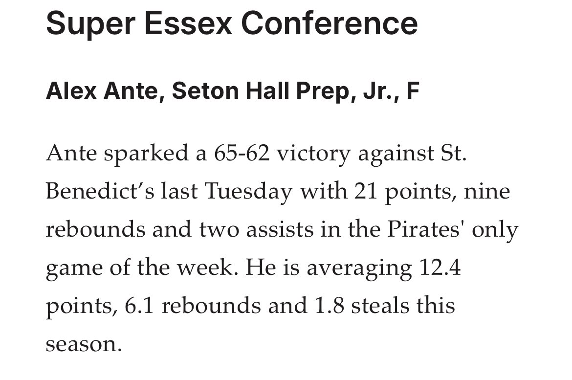 Thank you <a href="/njdotcom/">njdotcom</a> for naming me SEC player of the week.

<a href="/SterlingGibbs4/">Sterling Gibbs</a> <a href="/SHP_Athletics/">Pirate Nation</a>