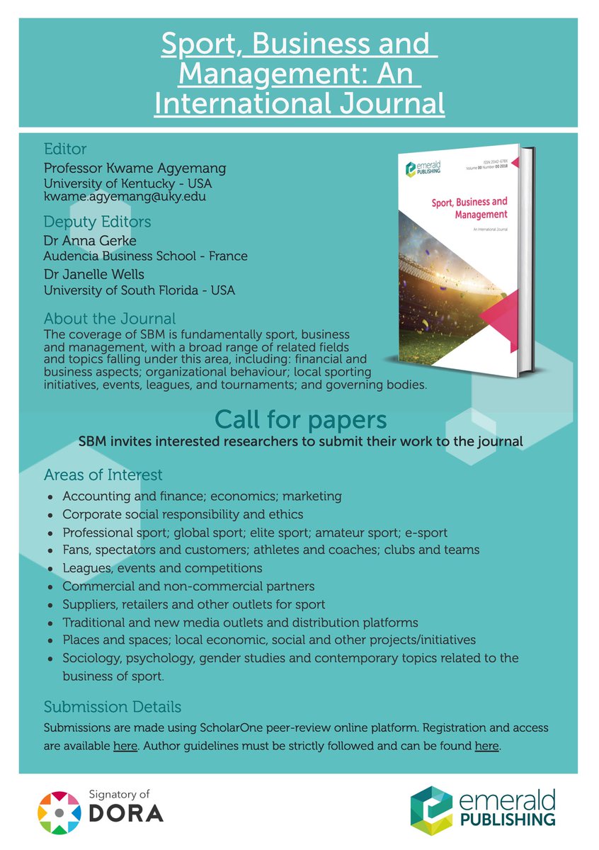 Sport, Business and Management (@sbmjournal) on Twitter photo ๐๐๐ฅ๐ฅ๐ข๐ง๐ ๐๐ฅ๐ฅ ๐๐ฉ๐จ๐ซ๐ญ ๐๐๐ง๐๐ ๐๐ฆ๐๐ง๐ญ ๐๐๐ก๐จ๐ฅ๐๐ซ๐ฌ!
๐ข We are excited to announce two calls:
๐. ๐๐๐ฅ๐ฅ ๐๐จ๐ซ ๐๐๐ฉ๐๐ซ๐ฌ
โก๏ธ Submit here: lnkd.in/eetWcCGY
๐. ๐๐๐ฅ๐ฅ ๐๐จ๐ซ ๐๐ฉ๐๐๐ข๐๐ฅ ๐๐ฌ๐ฌ๐ฎ๐ ๐๐ซ๐จ๐ฉ๐จ๐ฌ๐๐ฅ๐ฌ
Due: May 25, 2025 ๐๐๐ฅ๐ฅ๐ข๐ง๐ ๐๐ฅ๐ฅ ๐๐ฉ๐จ๐ซ๐ญ ๐๐๐ง๐๐ ๐๐ฆ๐๐ง๐ญ ๐๐๐ก๐จ๐ฅ๐๐ซ๐ฌ!
๐ข We are excited to announce two calls:
๐. ๐๐๐ฅ๐ฅ ๐๐จ๐ซ ๐๐๐ฉ๐๐ซ๐ฌ
โก๏ธ Submit here: lnkd.in/eetWcCGY
๐. ๐๐๐ฅ๐ฅ ๐๐จ๐ซ ๐๐ฉ๐๐๐ข๐๐ฅ ๐๐ฌ๐ฌ๐ฎ๐ ๐๐ซ๐จ๐ฉ๐จ๐ฌ๐๐ฅ๐ฌ
Due: May 25, 2025