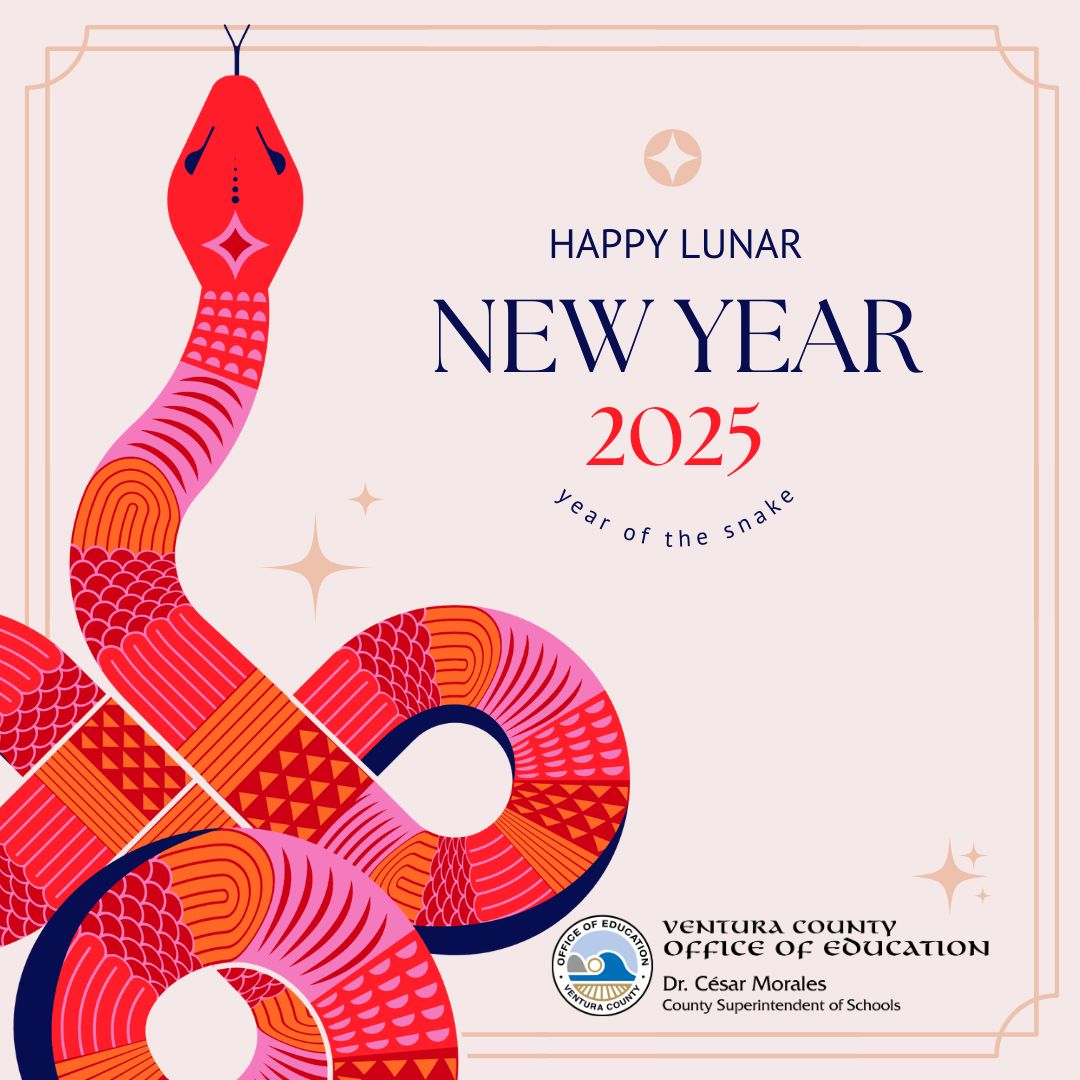 Happy Lunar New Year from VCOE to all those who celebrate! Welcoming the Year of the Snake, as it symbolizes rebirth, happiness, and wisdom.