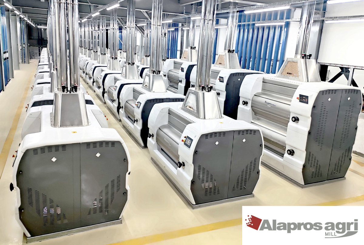 AlaprosGroup's tweet photo. “Proud to Announce 800 tpd Capacity Flour Mill for ROTANA Flour Mills at Sudan" 

We are delighted to share that our client, ROTANA FLOUR MILLS, has successfully commissioned their new 800-tpd capacity flour mill. This significant project was realized through the strong partnership between ALAPROS and AGRIMILL combining expertise and innovation to deliver a high-performance milling facility.

A special thanks to our partner Okçul Barlık and the entire ALAPROS AGRIMILL team for their dedication and outstanding efforts in bringing this project to life. Looking forward to many more successful collaborations!

#Alapros #Agrimill #FlourMilling #EngineeringExcellence #Partnership #Rotana