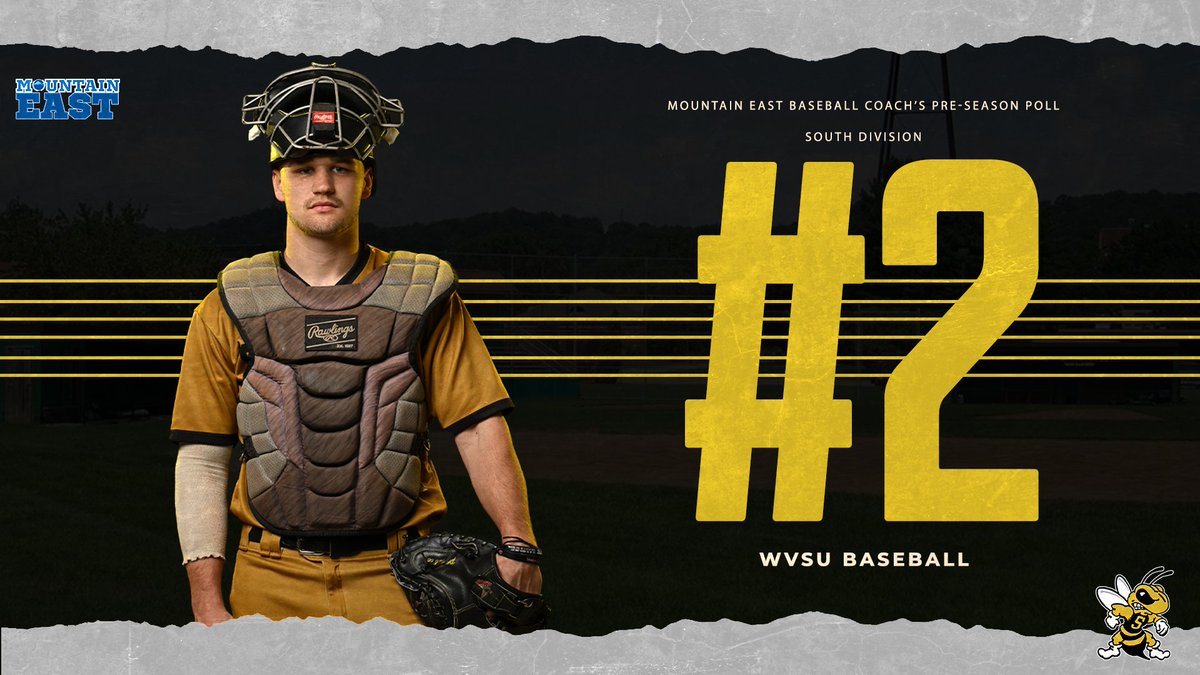 ⚾️ | WVSU was voted to finish 2nd in the South Division by the Mountain East Coaches!

#GoState 🐝