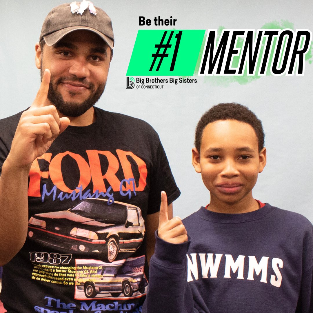 This National Mentoring Month, be their #1 mentor! With just a commitment of a few hours a month, it takes little to be Big. 

Visit ctbigs.org/be-a-big-new-2 to get started. 💚