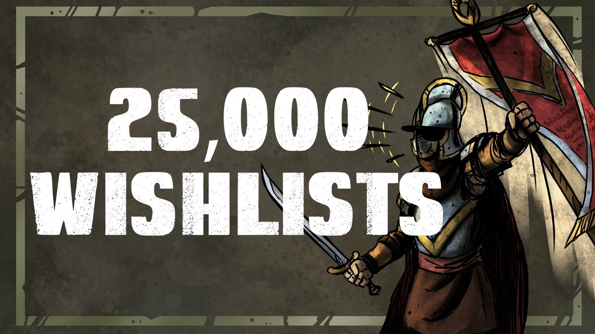 We've gone from making SFO: Grimhammer for Total War: Warhammer to releasing our first game tomorrow.

We're incredibly honored that we've reached 25,000 wishlists.

Thank you to everyone who've helped us get here!