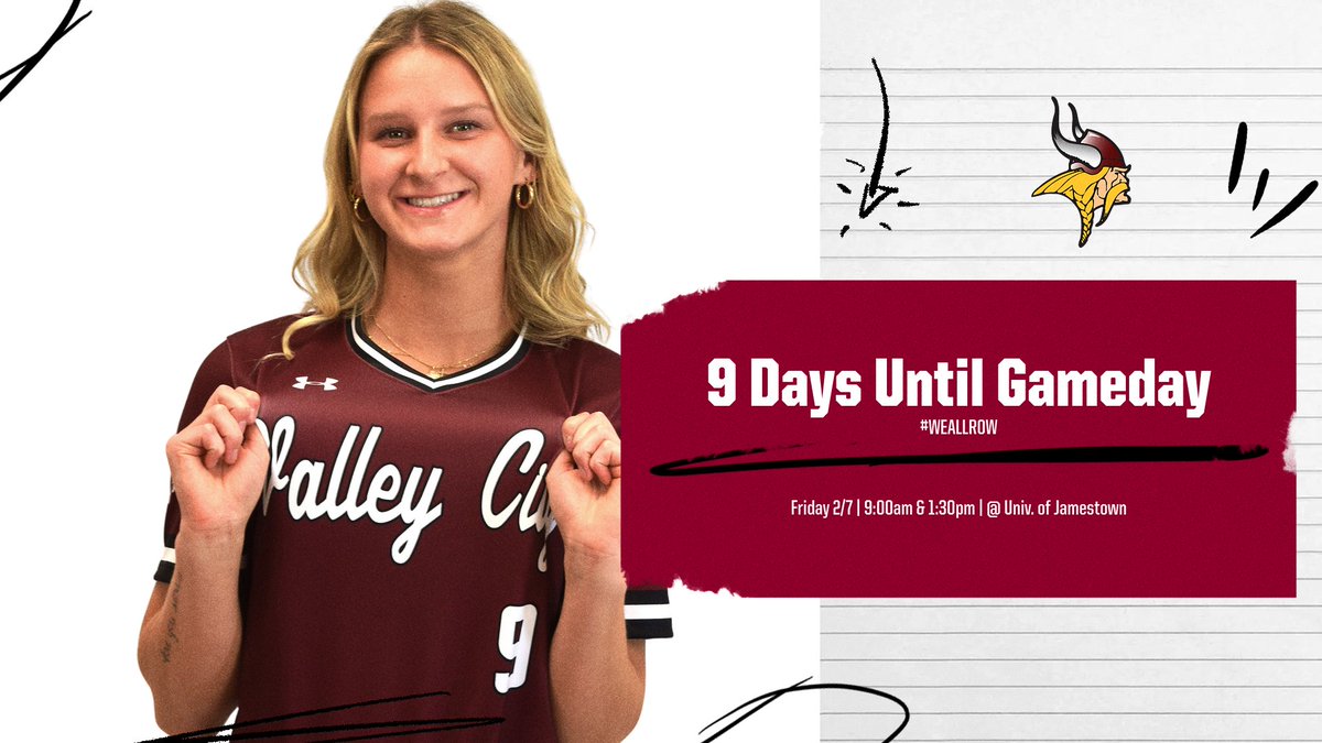 Jenna Decker here to remind us that we are just 9 days from season opener. #WeAllRow