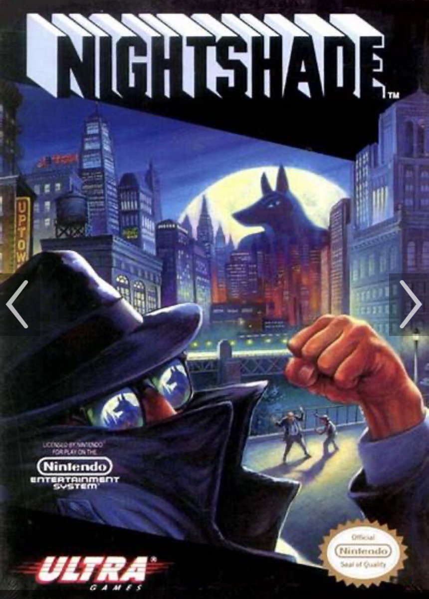 bwon35's tweet photo. Nintendo Wednesday………Nightshade (1992)…….#nintendowednesday…….#wedNESday……#ilovethe90s…….#nightshade……#beamsoftware…….#ultra……#ultragames……#konami……#konamigames…….#nintendoforever……. https://t.co/gmRsrjGVWs