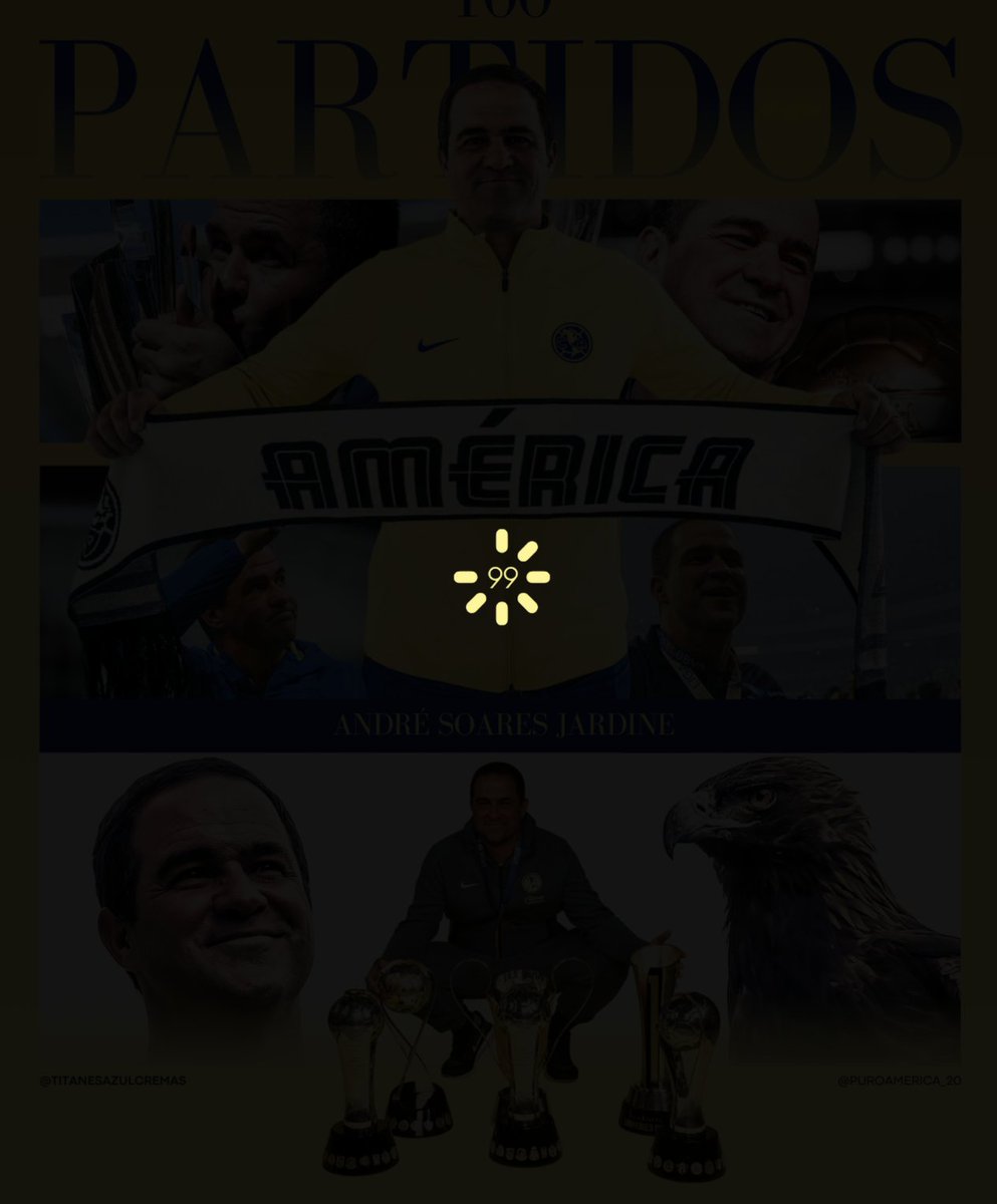 La "Era Jardine" esta en la antesala de cumplir 100 partidos y para celebrarlo hagamos un resumen estadístico y jugadores mas destacados de esta maravillosa época del <a href="/ClubAmerica/">Club América</a>  📊🦅

📷 <a href="/TitanAzulcrema/">Titanes Azulcremas</a>