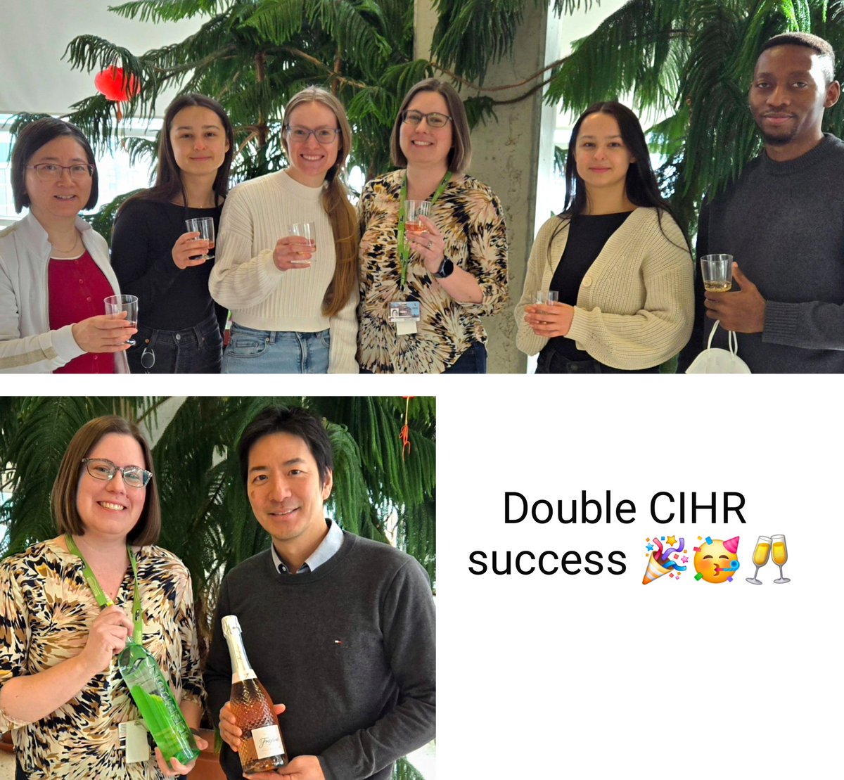 drdeannasanter's tweet image. Officially official 🥳🎉🥂 #CIHR grant celebrations today with #SanterLab &amp;amp; @tmurooka2 who also got his grant where I play small part as Co-I
So thankful to our co-Is, collabs &amp;amp; all in our lab + #sisterlab who worked hard to help get this funded 🙏🏻
@UM_Immu @UM_RadyFHS @CIHR_IRSC