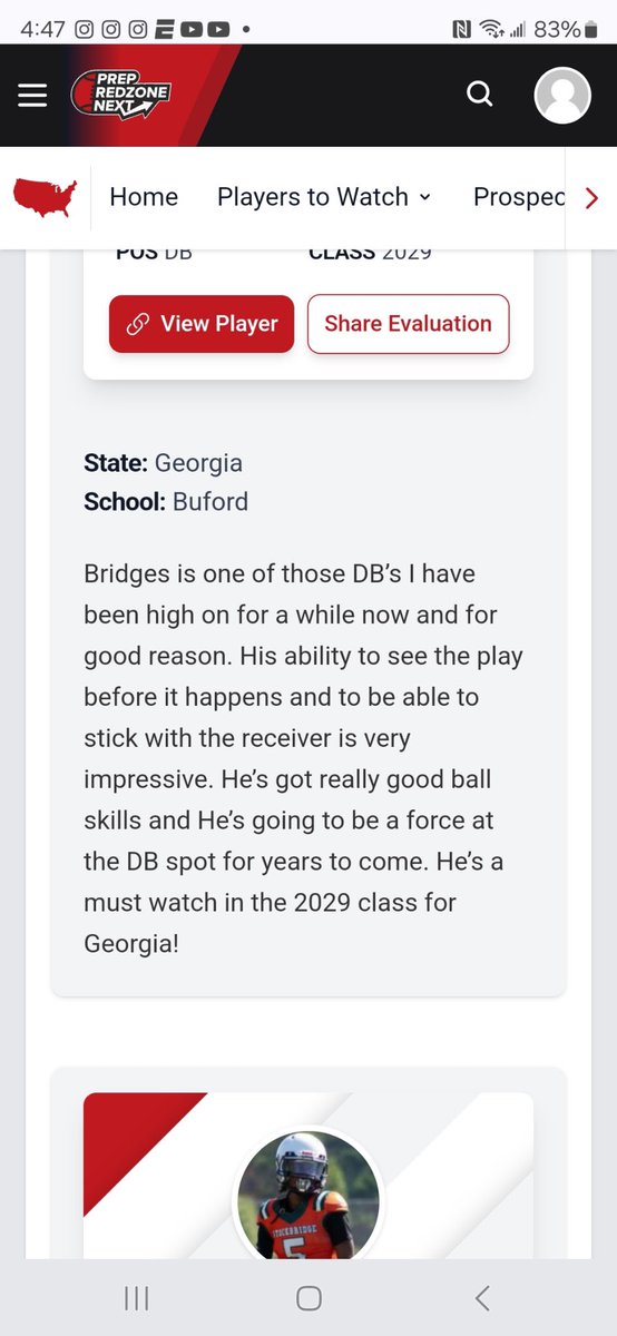 Christian Bridges (@cjbridges_8) on Twitter photo Thank you <a href="/PrepRedzoneNext/">Prep Redzone 𝙉𝙀𝙓𝙏 🏈</a> for another great article! It’s go time! <a href="/GAEliteClassic/">GeorgiaEliteClassic</a> <a href="/borntocompete/">Born to Compete™</a> <a href="/RustyMansell_/">Rusty Mansell</a> <a href="/247Sports/">247Sports</a> <a href="/RivalsCamp/">Rivals Camp Series</a> <a href="/UANextFootball/">All-America Game</a> <a href="/FBUcamp/">Football University</a> <a href="/CoachDaniels06/">Coach Daniels</a> <a href="/Coach_Fella23/">Kevin Mathis</a> <a href="/buford_football/">Buford Football</a> Thank you <a href="/PrepRedzoneNext/">Prep Redzone 𝙉𝙀𝙓𝙏 🏈</a> for another great article! It’s go time! <a href="/GAEliteClassic/">GeorgiaEliteClassic</a> <a href="/borntocompete/">Born to Compete™</a> <a href="/RustyMansell_/">Rusty Mansell</a> <a href="/247Sports/">247Sports</a> <a href="/RivalsCamp/">Rivals Camp Series</a> <a href="/UANextFootball/">All-America Game</a> <a href="/FBUcamp/">Football University</a> <a href="/CoachDaniels06/">Coach Daniels</a> <a href="/Coach_Fella23/">Kevin Mathis</a> <a href="/buford_football/">Buford Football</a>