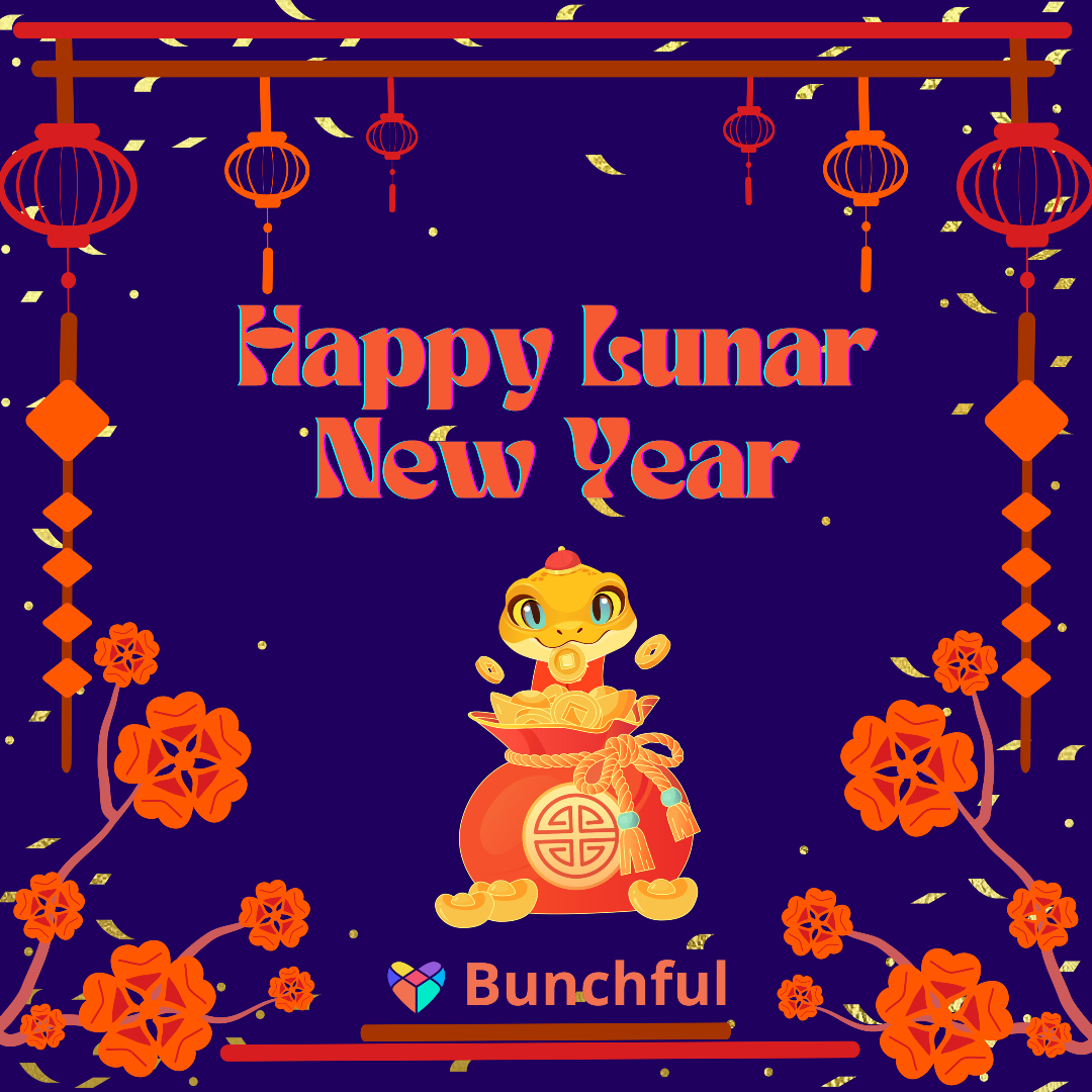 bebunchful's tweet photo. 🎊 Happy Lunar New Year! 🐍✨ The Year of the Snake symbolizes wisdom, strategy &amp; transformation. A time for smart moves, bold leadership &amp; meaningful impact. Let’s build a future of growth &amp; generosity! 🌍💡 #YearOfTheSnake #LunarNewYear #BunchfulImpact https://t.co/25FjILFwLj