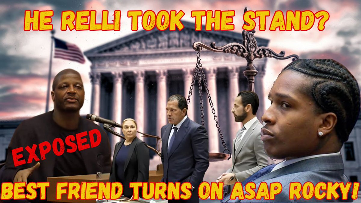 JusCallM3Jay_'s tweet photo. A$AP Rocky's SHOCKING Courtroom Betrayal Exposed! https://t.co/KkMVkjemv0 via @YouTube #asaprocky #trial @ASAPOfficial https://t.co/Mb0gw3Z65F