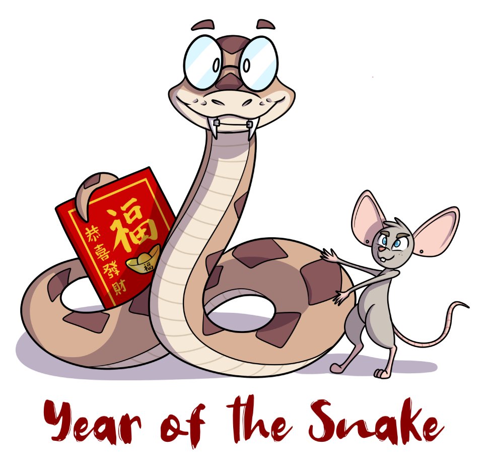 TransformARTive's tweet photo. It's the Year of His Boyfriend! 🐭🏳️‍🌈🐍
#YearOfTheSnake #WouldveBitYou https://t.co/XDF7gxAER8