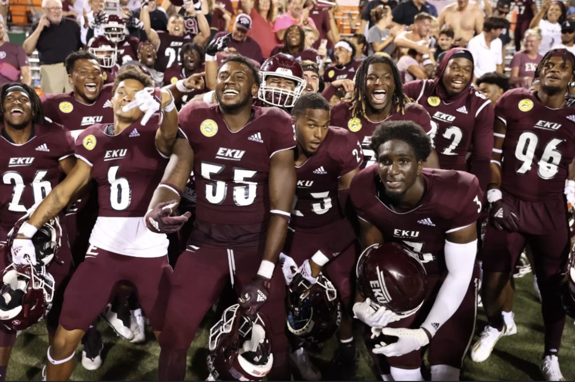 Jayden Pyant (@jaydenpyant1) on Twitter photo #AGTG After a great conversation with <a href="/CoachMathies/">Eric Mathies</a> I am blessed to receive my first offer from EKU🔴⚪️
<a href="/dbailey_18/">Dion Bailey</a> <a href="/ShomariWhite73/">Shomari T. White, M.Ed.</a> <a href="/CoachDSanders/">Dillon Sanders</a> <a href="/tthasselbeck/">tim hasselbeck</a> <a href="/EKUFootball/">EKU Football</a> <a href="/EnsworthFB/">Ensworth Football</a> <a href="/Coach_Peavey/">Kolt Peavey</a> #AGTG After a great conversation with <a href="/CoachMathies/">Eric Mathies</a> I am blessed to receive my first offer from EKU🔴⚪️
<a href="/dbailey_18/">Dion Bailey</a> <a href="/ShomariWhite73/">Shomari T. White, M.Ed.</a> <a href="/CoachDSanders/">Dillon Sanders</a> <a href="/tthasselbeck/">tim hasselbeck</a> <a href="/EKUFootball/">EKU Football</a> <a href="/EnsworthFB/">Ensworth Football</a> <a href="/Coach_Peavey/">Kolt Peavey</a>
