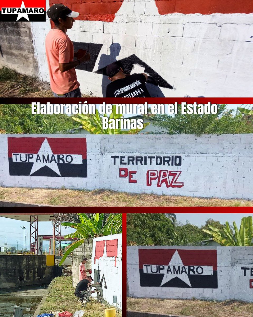 En el <a href="/BloqueLlanero/">BloqueLlaneroMrt</a> estado <a href="/Barinas_MRT/">Tw Oficial TUPAMARO BARINAS</a> nuestra brigada muralista del Municipio Alberto Arvelo Torrealba desarrollaron pinta de mural en donde nuestra bandera es símbolo de Rebeldía.

¡Ante la guerra cognitiva, propaganda revolucionaria!