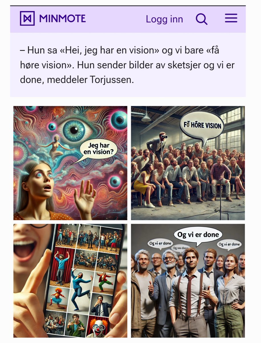 Ved hjelp av kunstig intelligens har jeg fått laget en forklaring av denne teksten fra Min Mote.