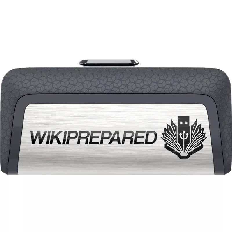 wikiprepared's tweet photo. Haal heel Wikipedia in huis – zonder internet.
De complete Engelstalige Wikipedia offline op een USB-stick.
Dé ultieme kennisbron voor prepping, noodsituaties en zelfvoorzienend leven.