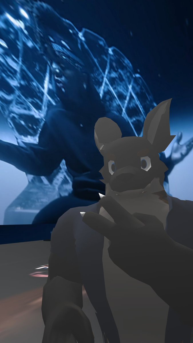 WATR_HQ's tweet photo. @peeholelicker I blame you for this.  VRChat world is kai new song and yes you end up in the thick of it on load https://t.co/v9hTAOixa4