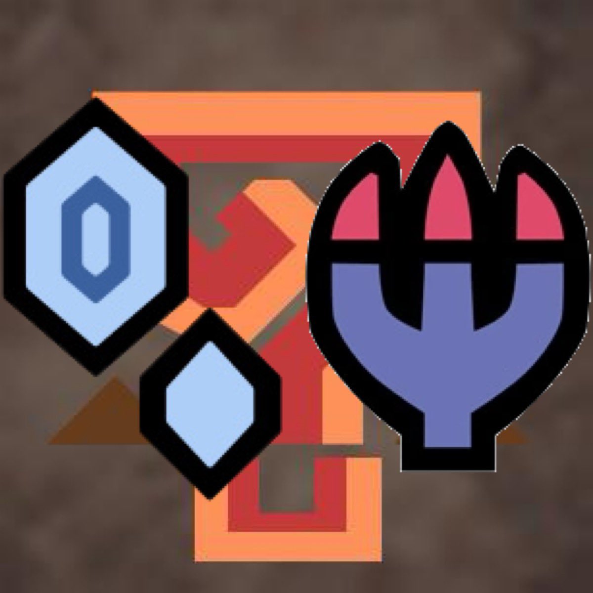 This is a water element dragon, why the strange element symbol in fights?, image size:1200x1200