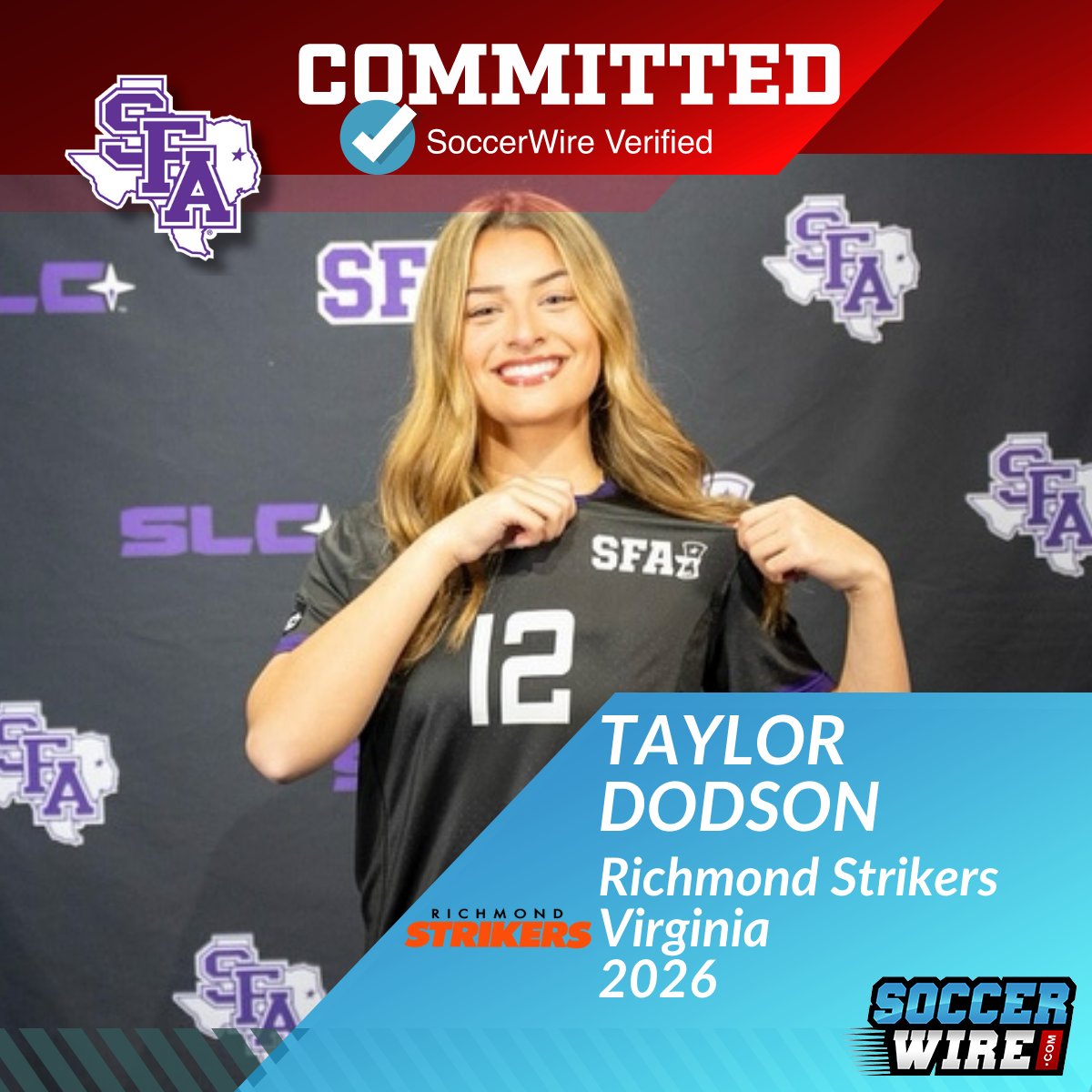 SoccerWire (@thesoccerwire) on Twitter photo Big additions for <a href="/NUWSoccer/">Northwestern Soccer</a>, <a href="/TroyTrojansWSOC/">Troy Trojans Soccer</a>, <a href="/catamountsoccer/">Western Carolina Soccer</a>, and <a href="/SFA_Soccer/">SFA Soccer</a> with these exciting Class of 2026 verbals coming out of California, South Carolina, North Carolina, and Virginia youth clubs. Big additions for <a href="/NUWSoccer/">Northwestern Soccer</a>, <a href="/TroyTrojansWSOC/">Troy Trojans Soccer</a>, <a href="/catamountsoccer/">Western Carolina Soccer</a>, and <a href="/SFA_Soccer/">SFA Soccer</a> with these exciting Class of 2026 verbals coming out of California, South Carolina, North Carolina, and Virginia youth clubs.