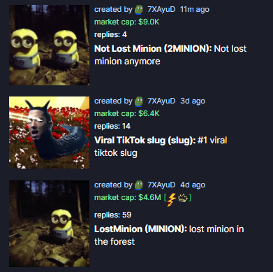 Same Dev

LostMinion 4.6 Million 

Not Lost Minion 22k 

I Believe We Found A GEM 

2W2TC4F9ZXCoFjhj7YpV4BoKfERaGbMnDsqiArVppump