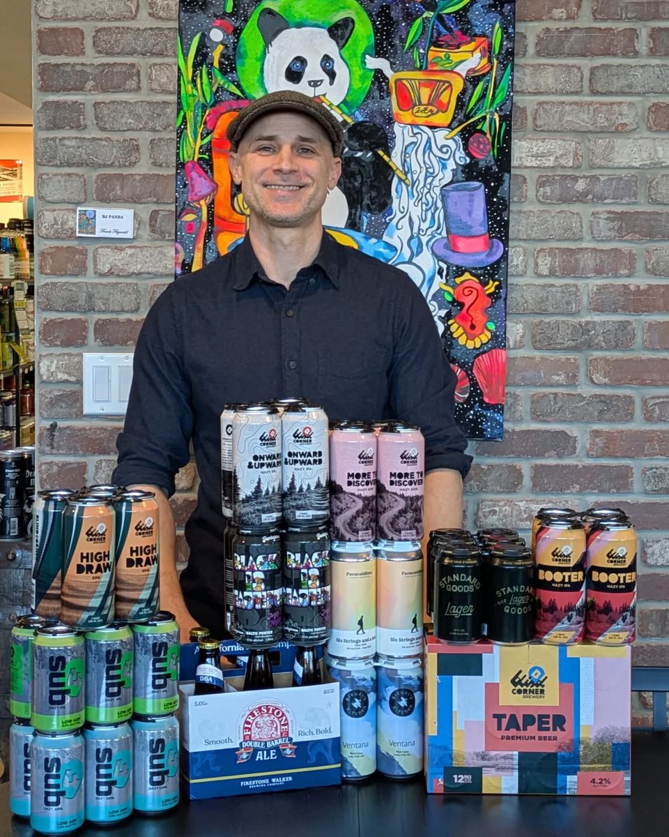 Sean's slinging beers 'til 9! 🔥 New brews from <a href="/SoyParacaidista/">Cerveza Paracaidista</a>, <a href="/pilotprojectchi/">Pilot Project Brewing</a>, #BrewersKitchen, <a href="/Funkytown_brew/">Funkytownbrewery</a> &amp; <a href="/FirestoneWalker/">Firestone Walker</a>! Plus, a HUGE drop from newbie #BlindCornerBrewery! 🍻 #DrinkCraft #DrinkBeer #craftbeer