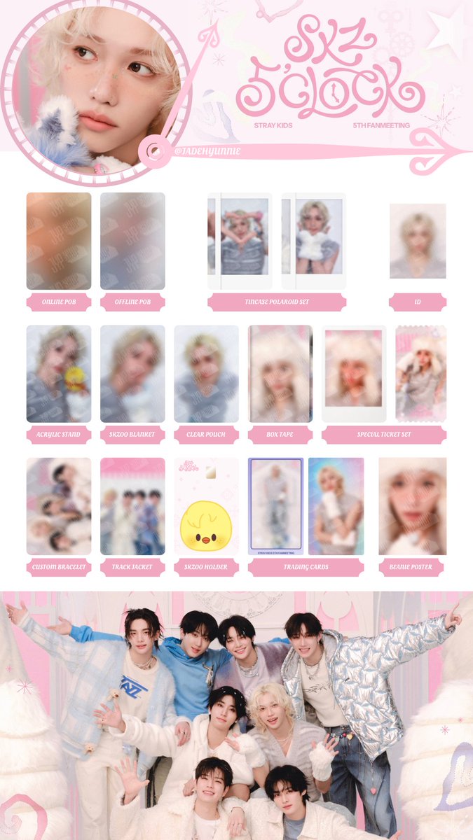 Stray Kids SKZ 5'CLOCK 5th Fanmeeting Template - Updating