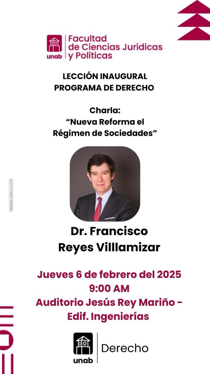 Conferencia en la UNAB (Bucaramanga).